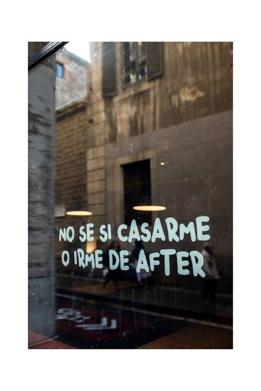 No se si casarme o irme de after